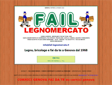 Tablet Screenshot of cornici.fail-legnomercato.it